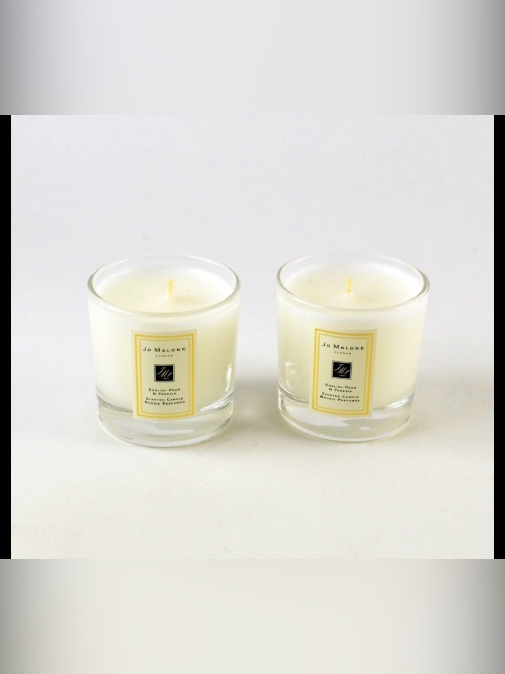 Jo Malone Candle Bundle Pear & Freesia Scent Votive Candle Duo - New - Picture 4 of 7
